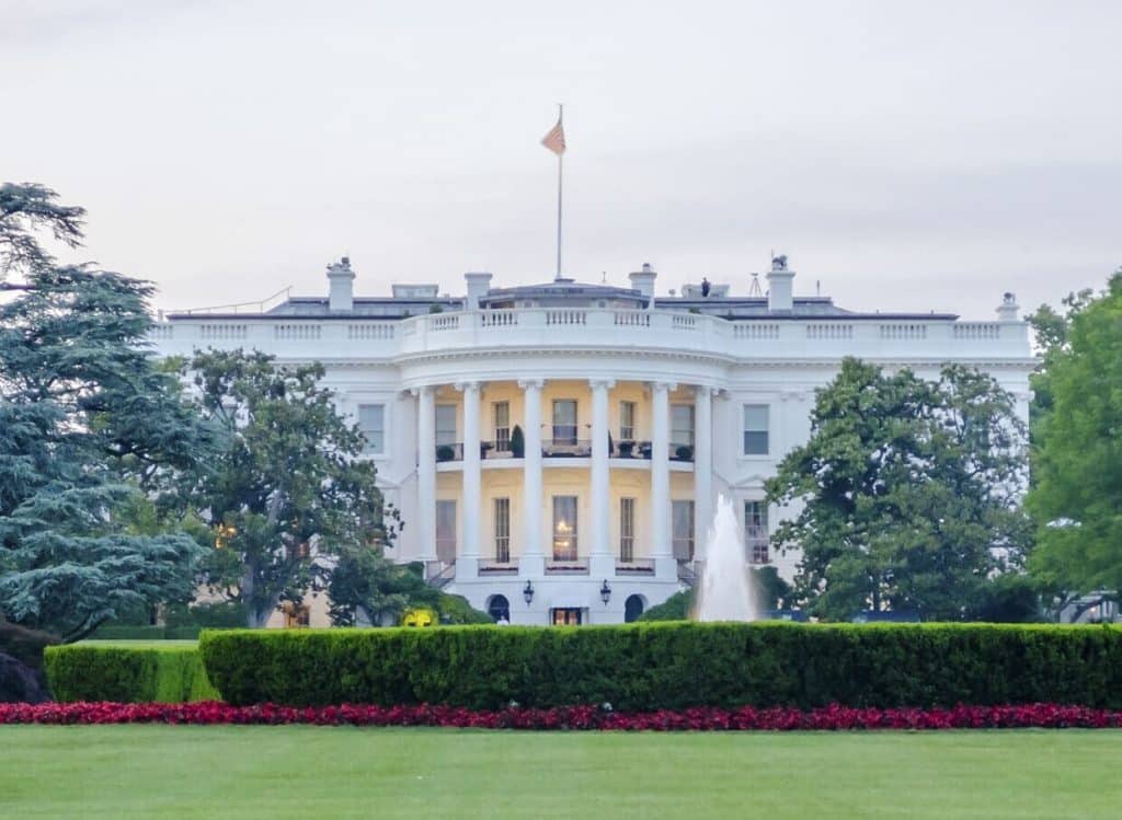 The White House in Washington DC, USA